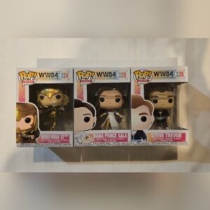 3/$20 Wonder Woman 1984 Diana And Steve Funko Pop Vinyls